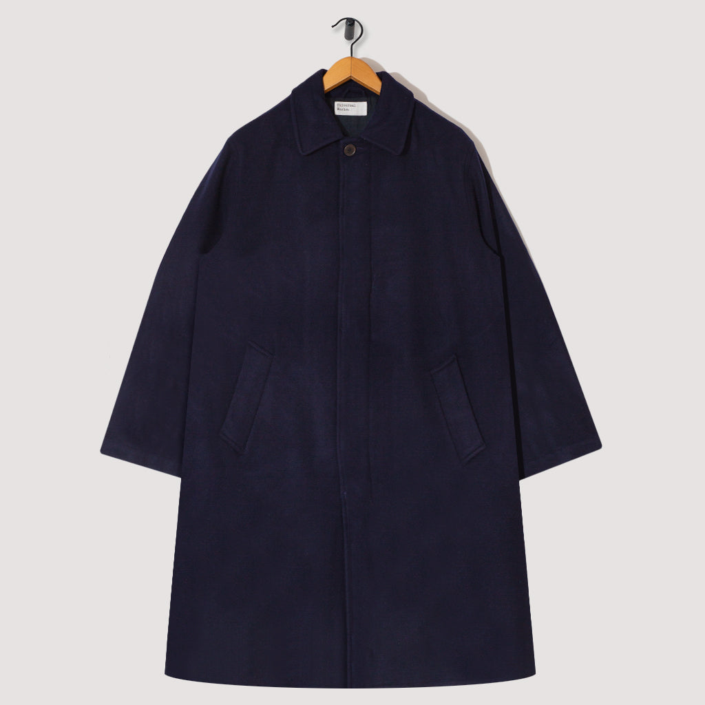 Mac Coat Navy Universal Works Peggs