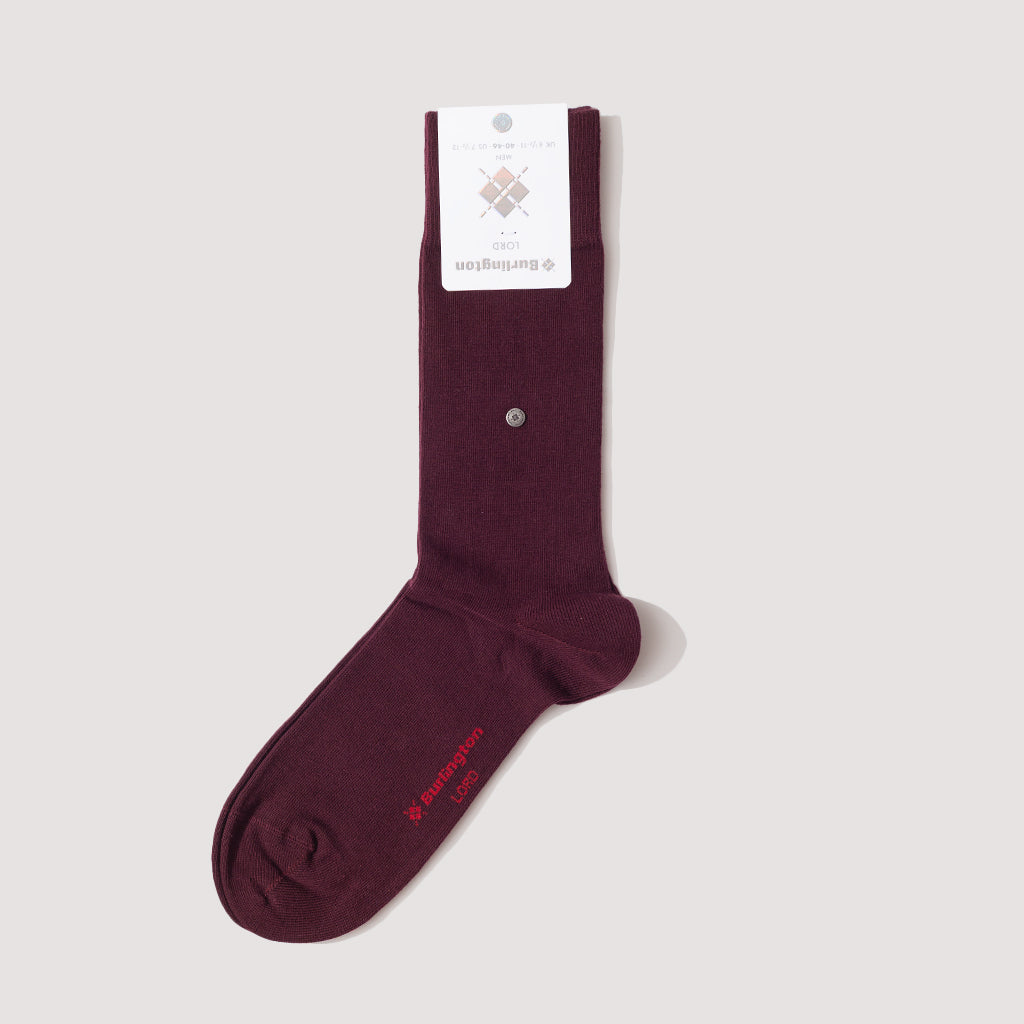 Lord Socks - Burgundy