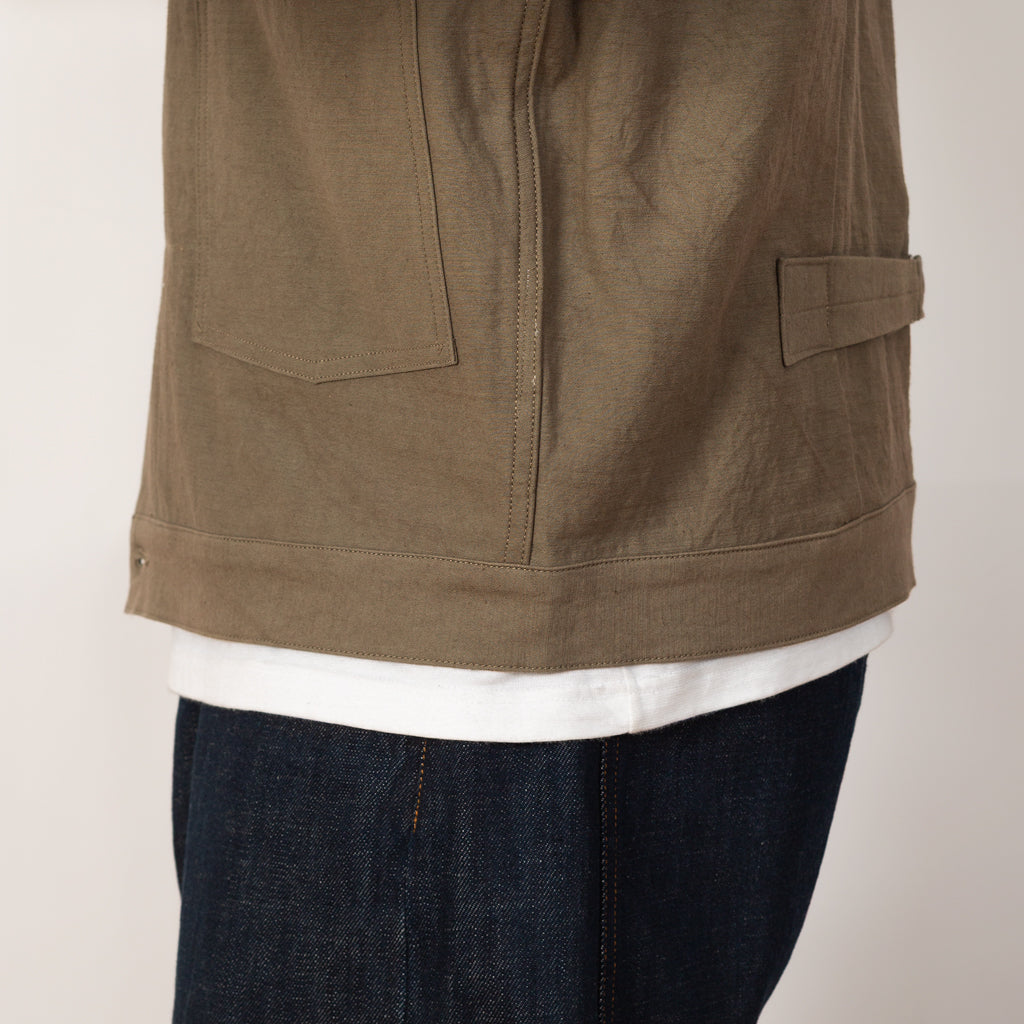 Buckle Backed Jacket - Beige