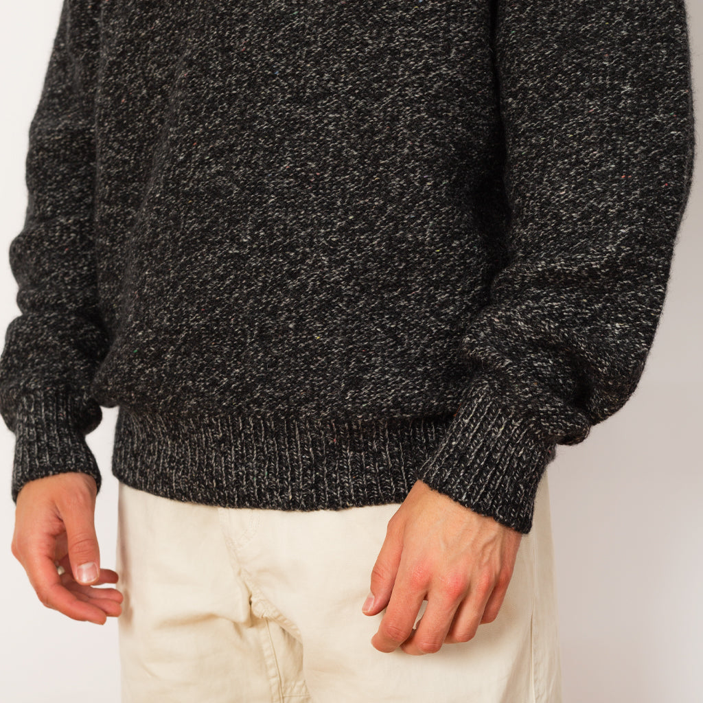 100% CRN Sweater - Black Mix