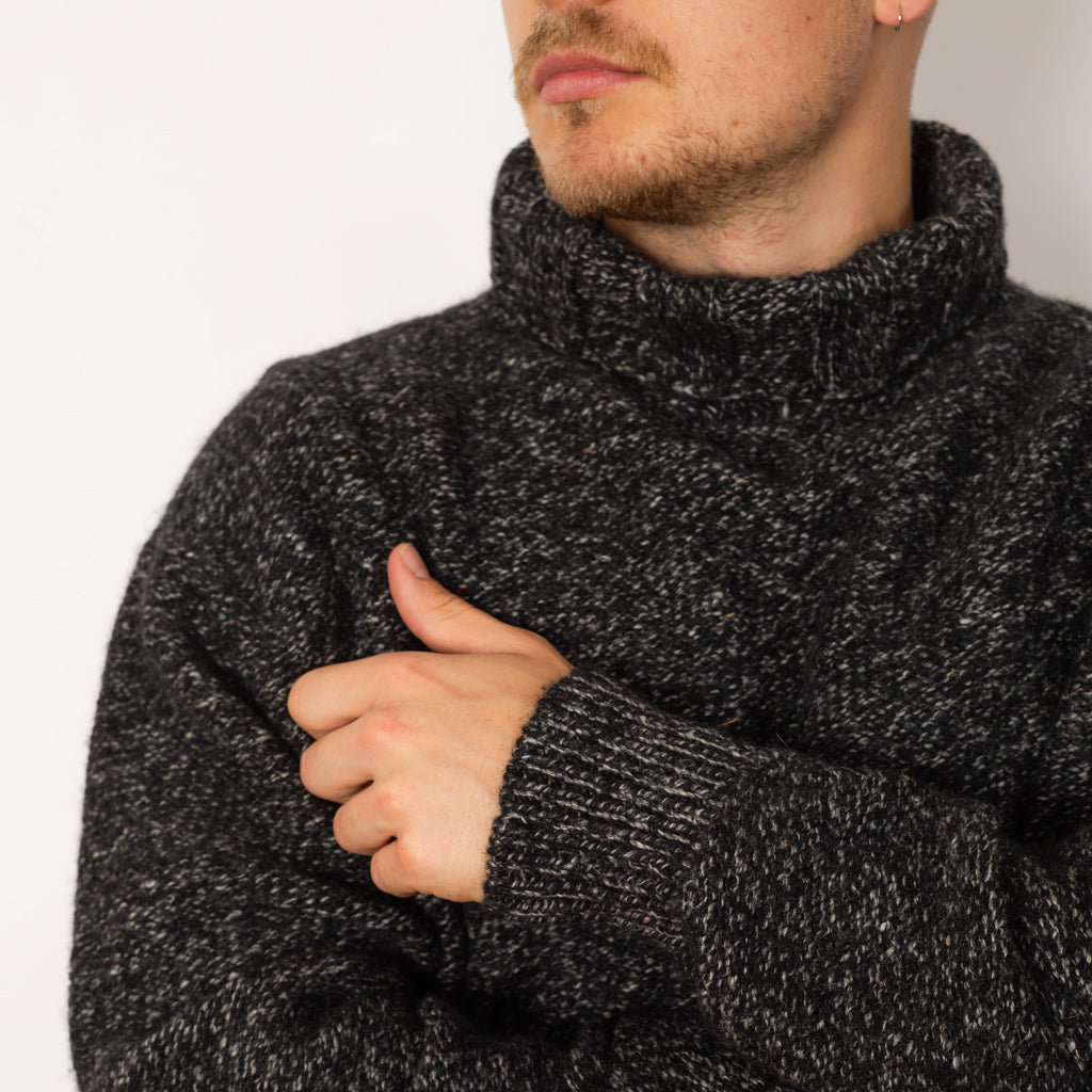 100% CRN Sweater - Black Mix