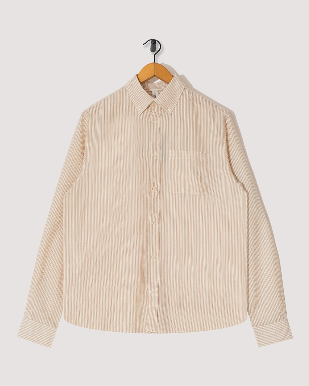 Another Shirt 1.0 - Ecru Brown Stripe | Another Aspect | Peggs & son.