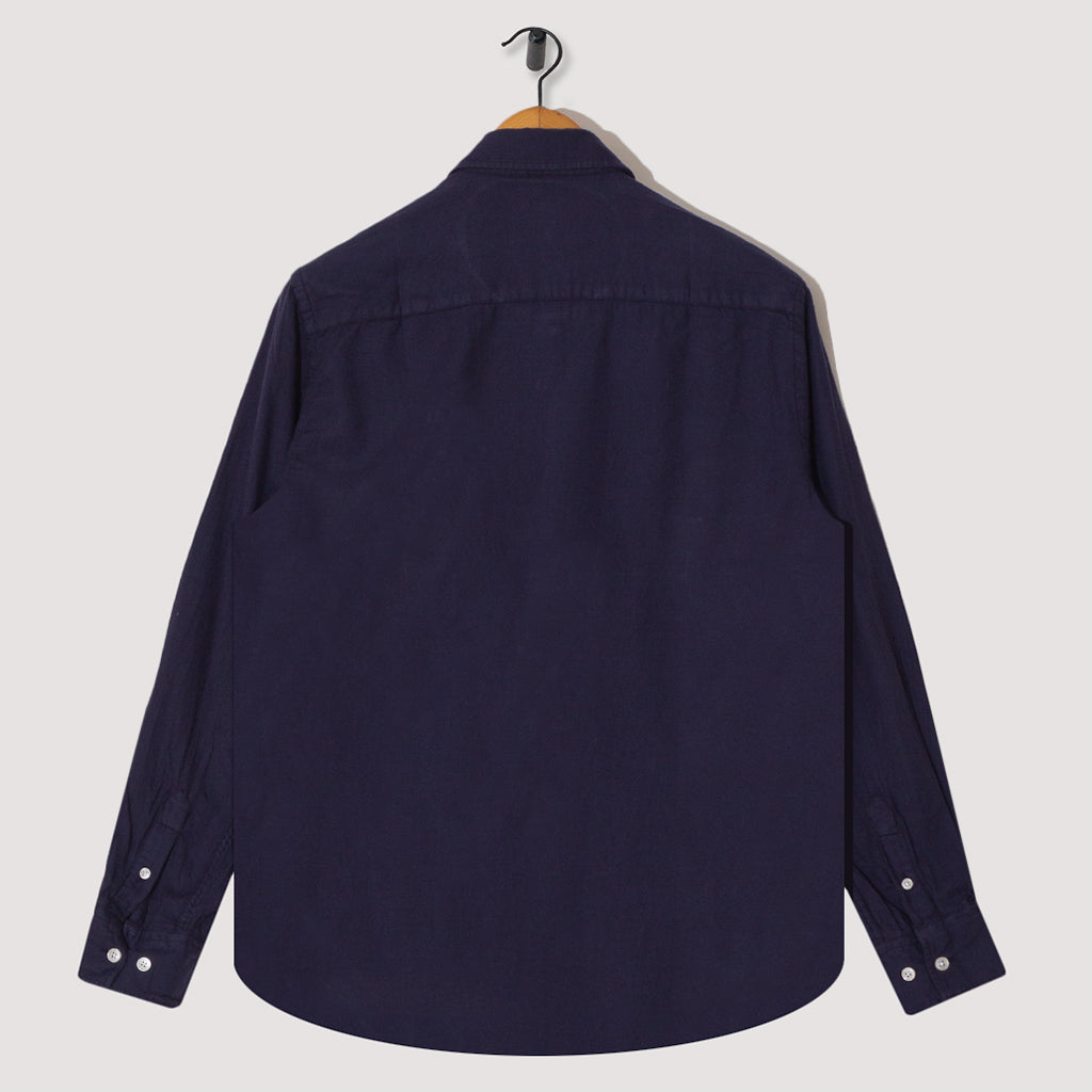Flannel BD Shirt - Marine Deep Navy Blue