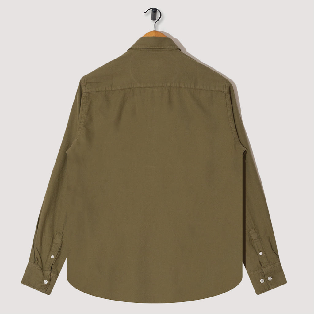 Flannel BD Shirt - Oliva