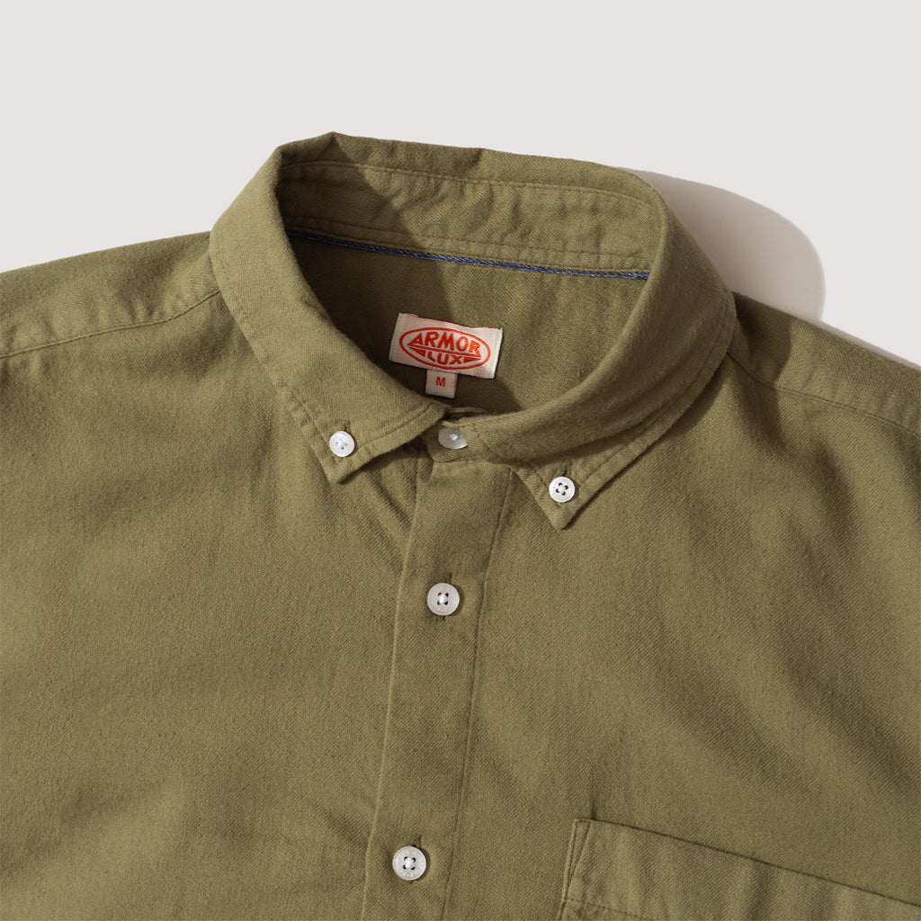 Flannel BD Shirt - Oliva