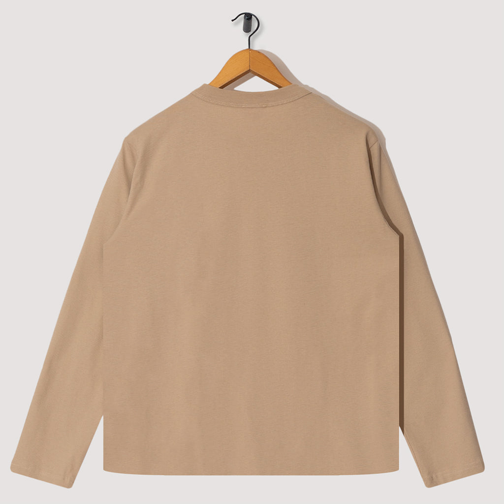 Heritage L/S Tee With Pocket - Humus