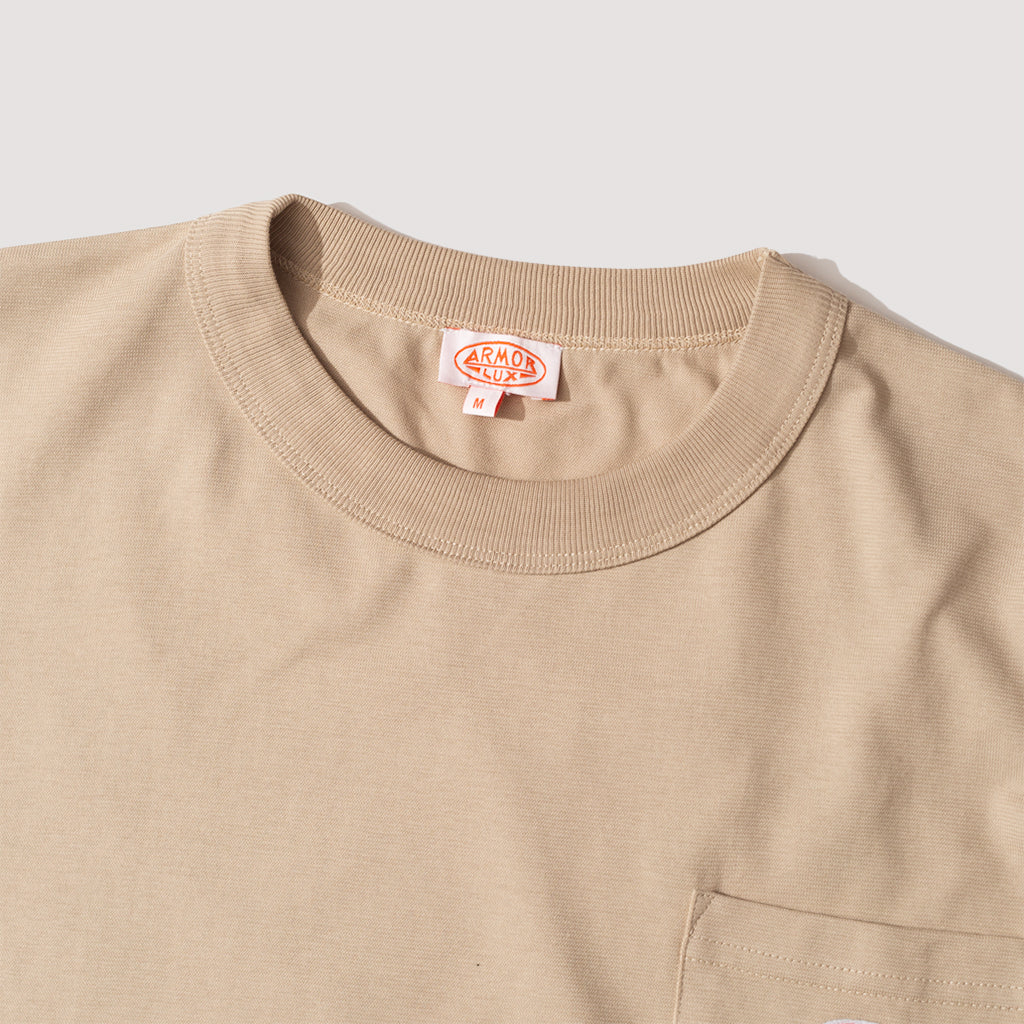Heritage L/S Tee With Pocket - Humus
