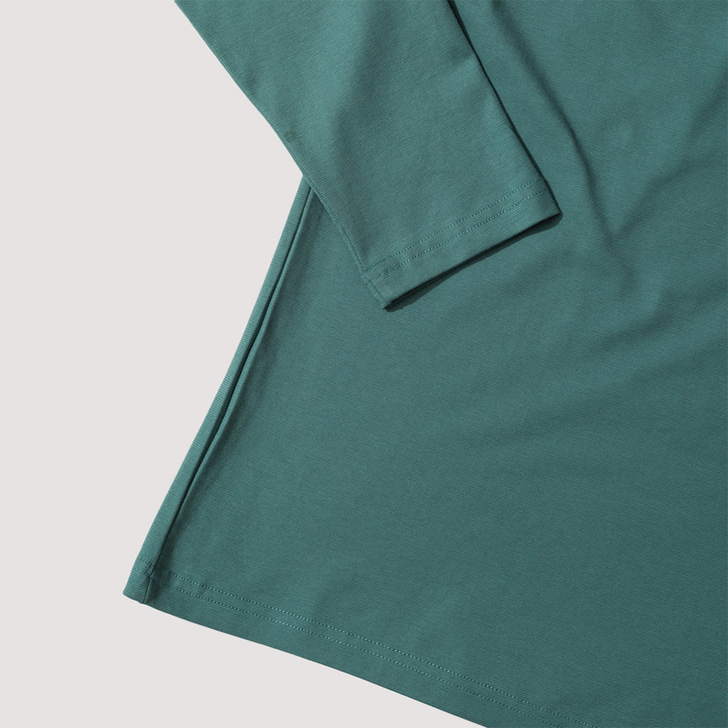 Heritage L/S Tee With Pocket - Silver Pine