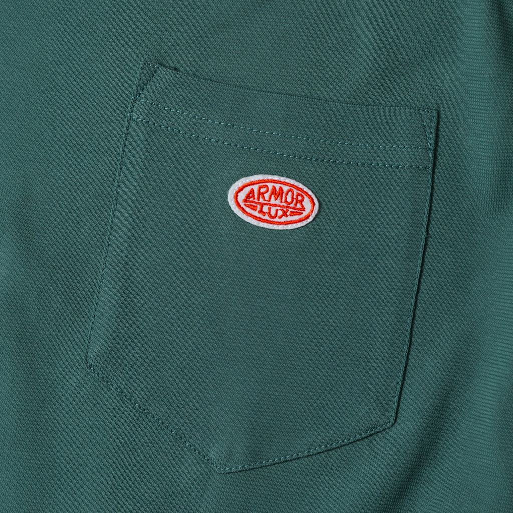 Heritage L/S Tee With Pocket - Silver Pine