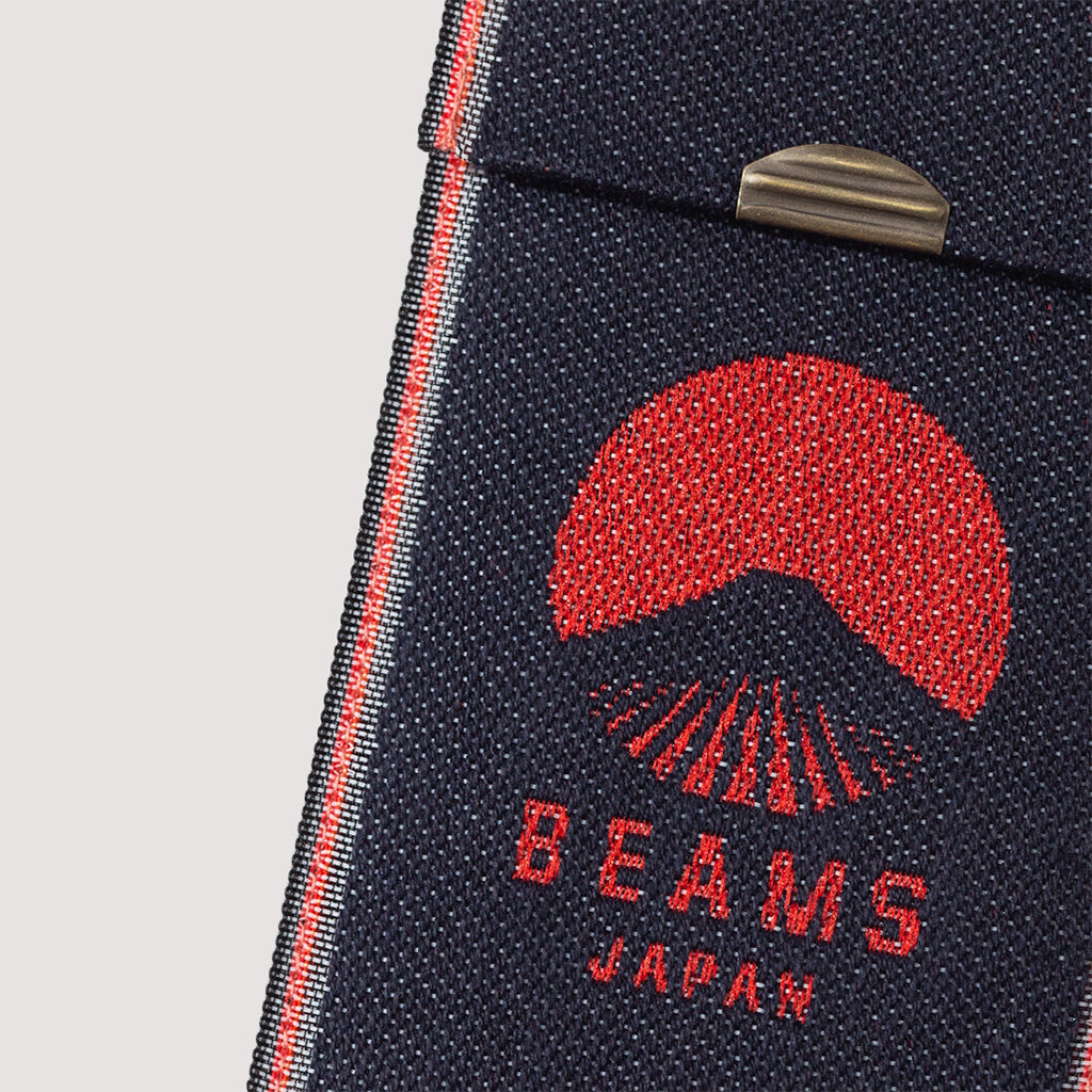Beams Japan X Takata Denim Logo Pen Case - Red