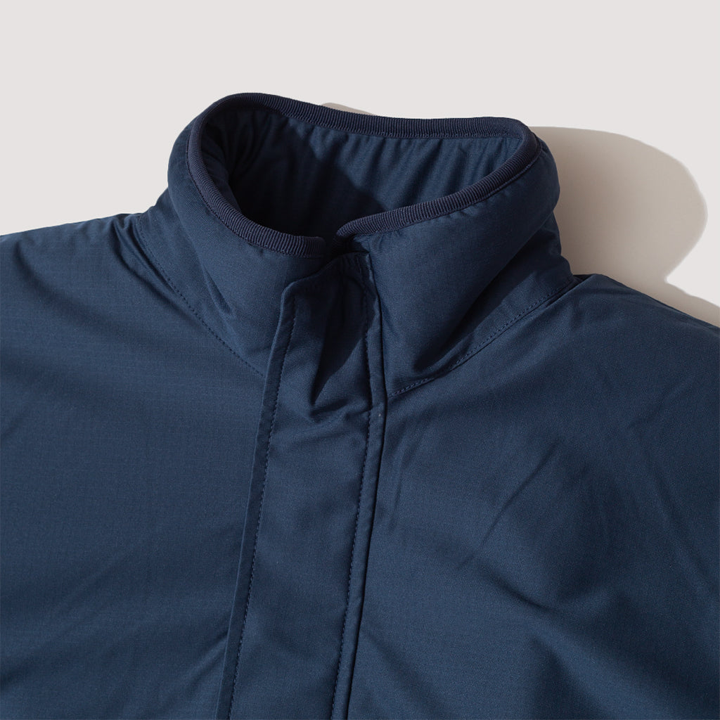 Military Liner Jacquard Boa Fleece - Navy