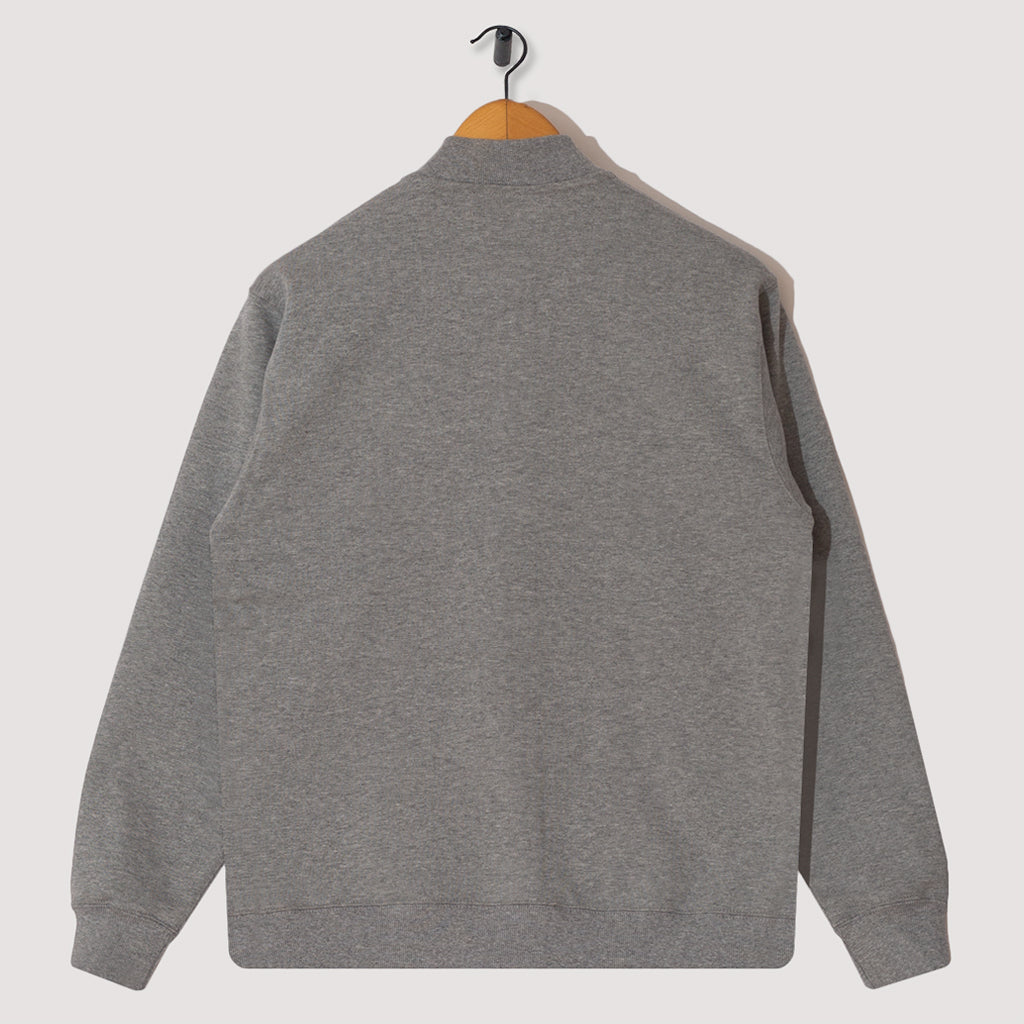 Sweat Zip Cardigan - Grey