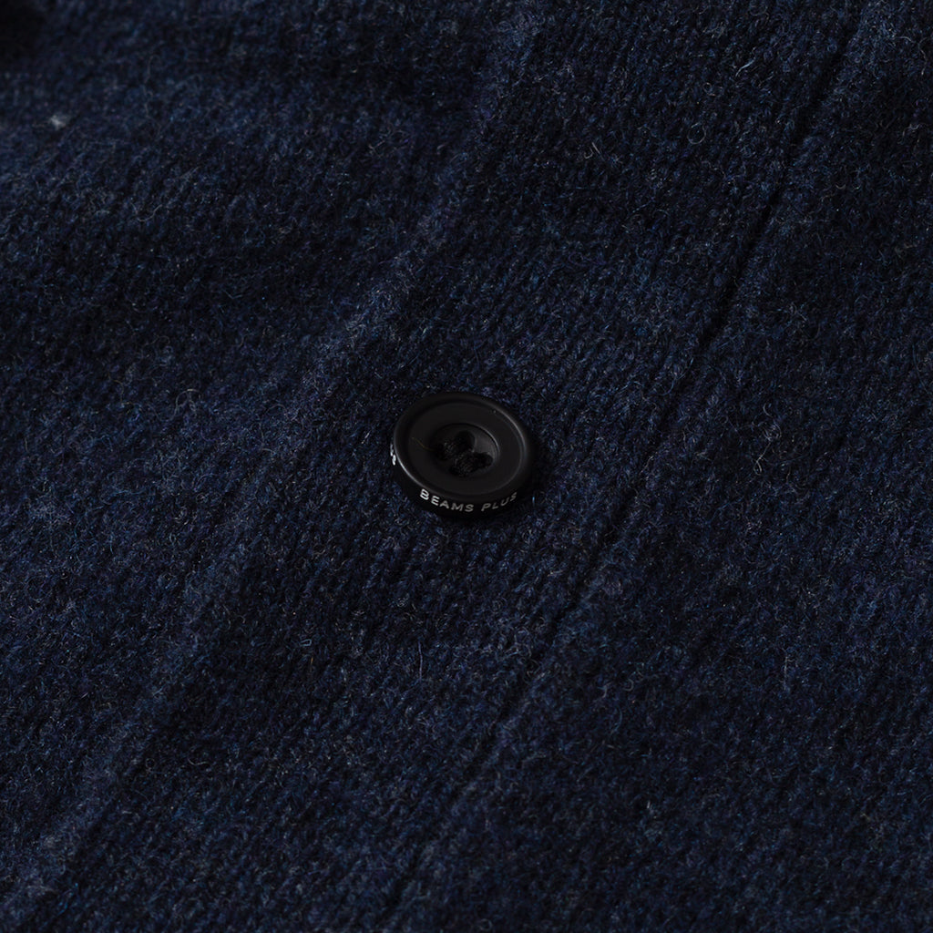 7G Elbow Patch Cardigan - Navy