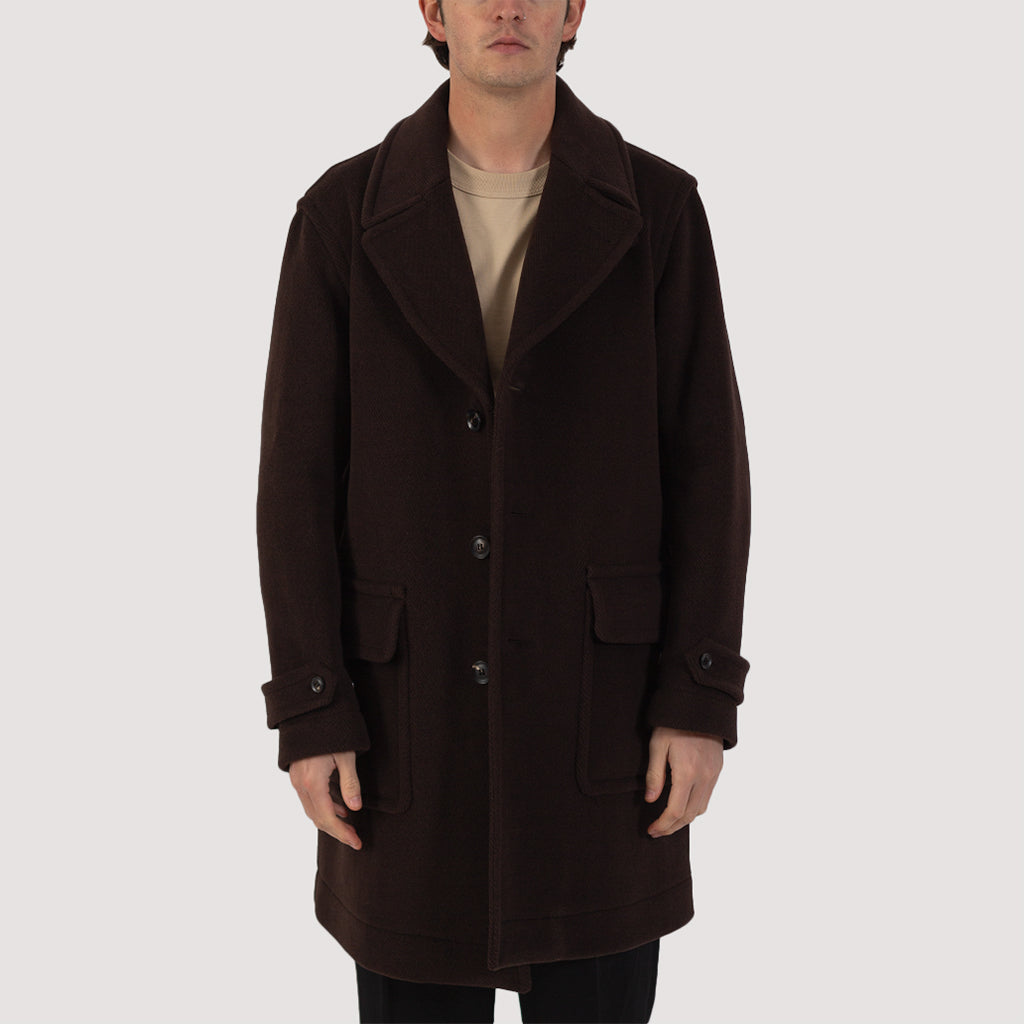 Chester Coat - Dark Brown