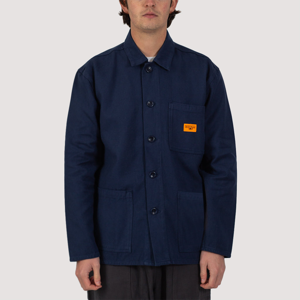 Coverall Jacket - Navy Moleskin