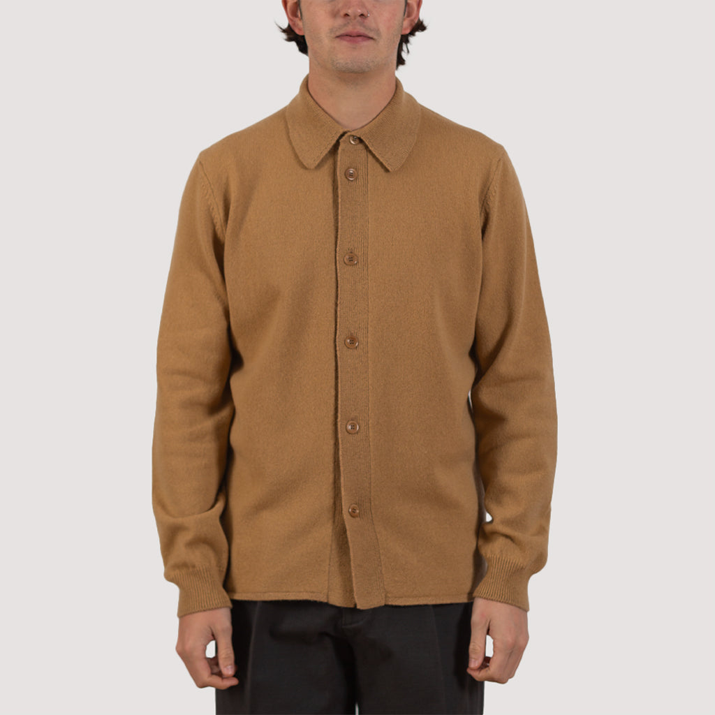 Martin Merino Lambswool Shirt - Camel