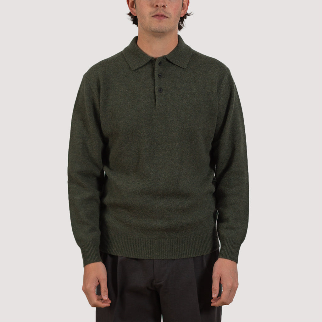 9G Knit Polo - Green