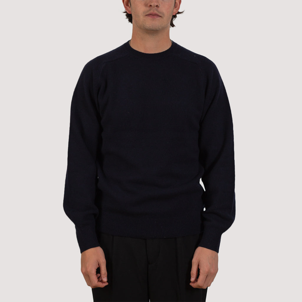 9G Crew Neck Knit - Navy