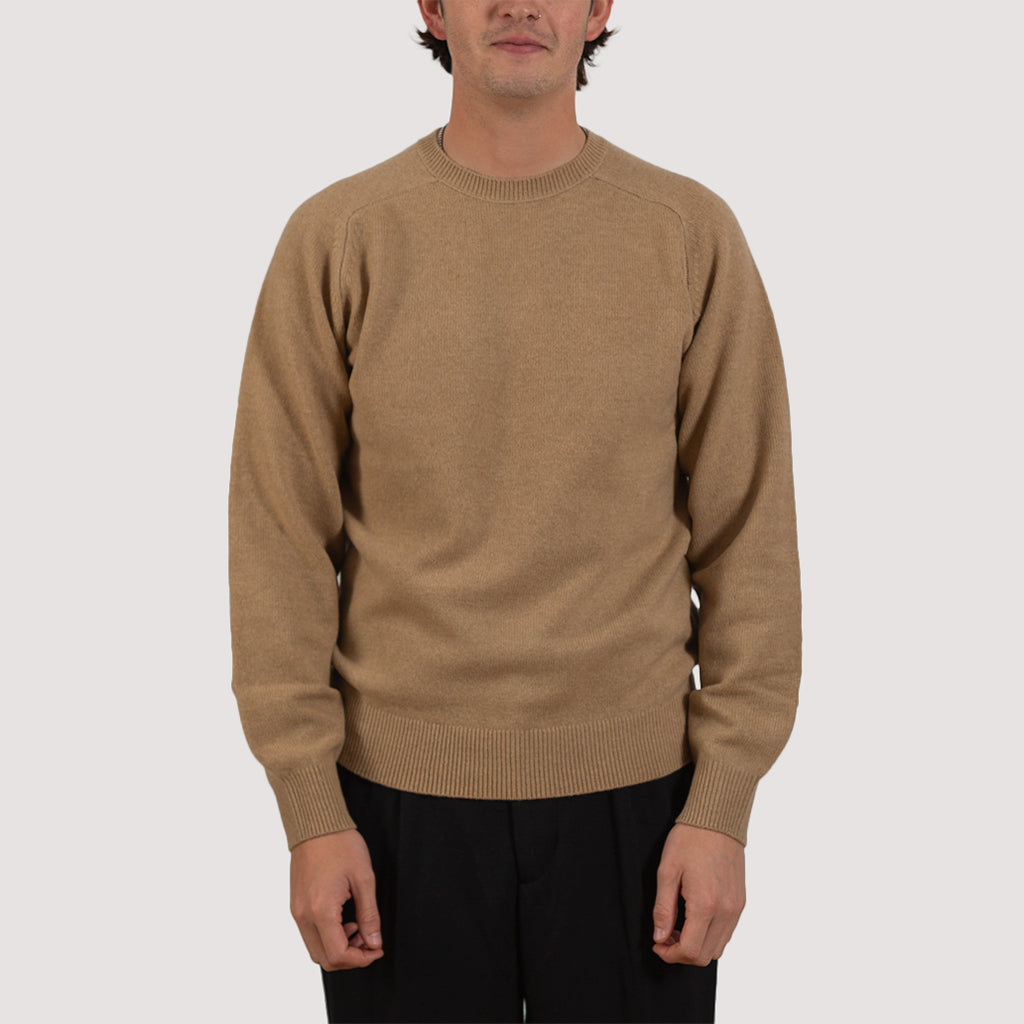 9G Crew Neck Knit - Beige