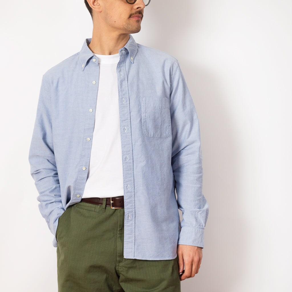 Button Down Oxford Shirt - Blue