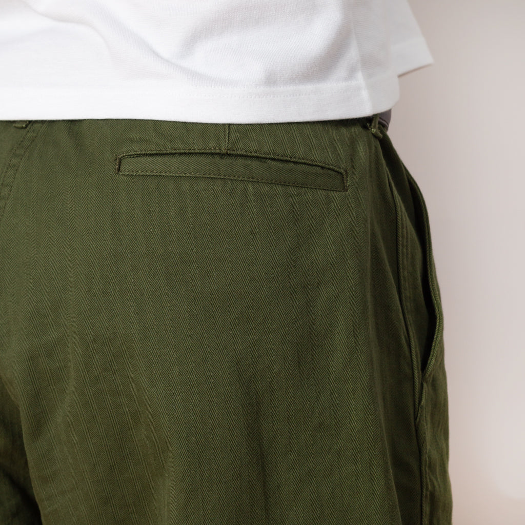 MIL Trousers Herringbone - Olive