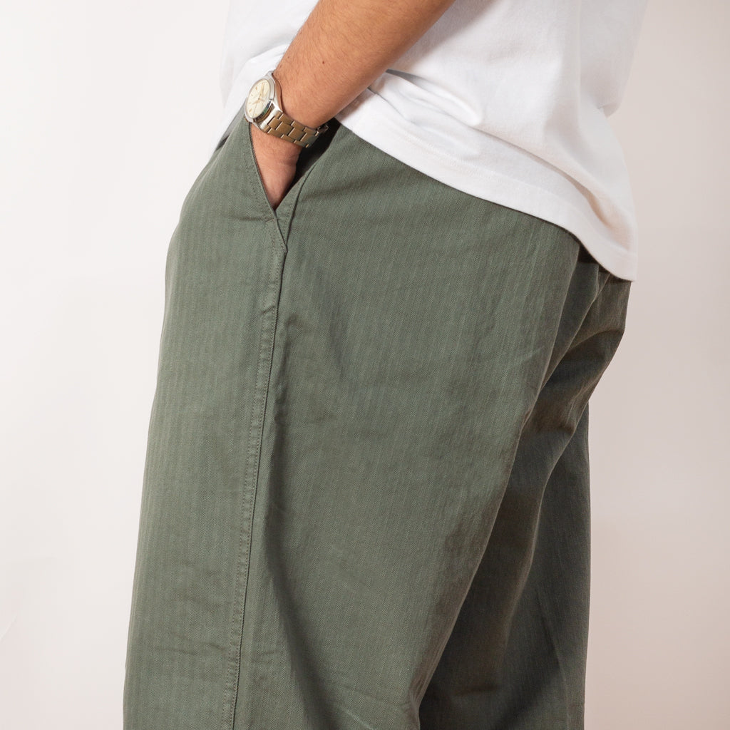 MIL Trousers Herringbone - Sage