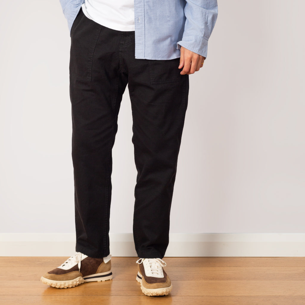 Loose Tapered Ridge Pant - Black