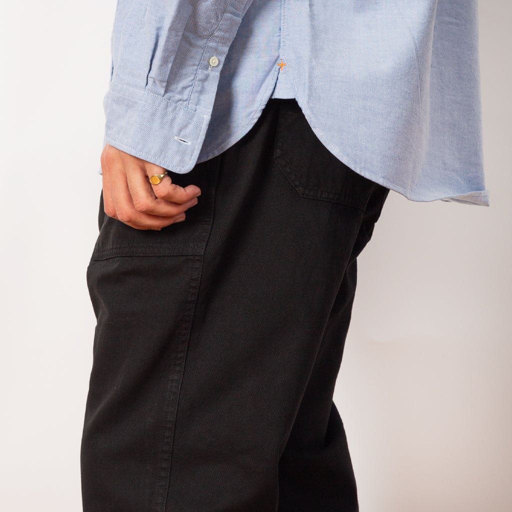 Loose Tapered Ridge Pant - Black