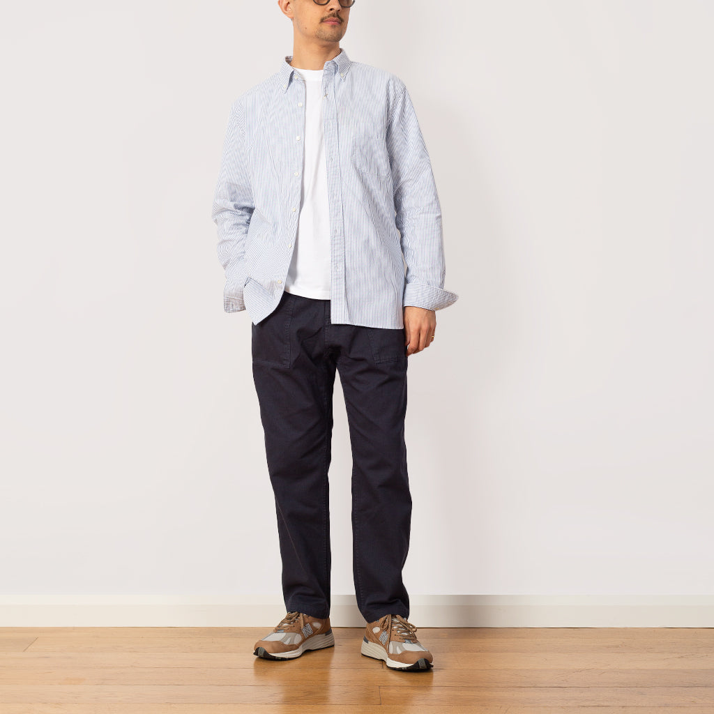 Loose Tapered Ridge Pant - Double Navy