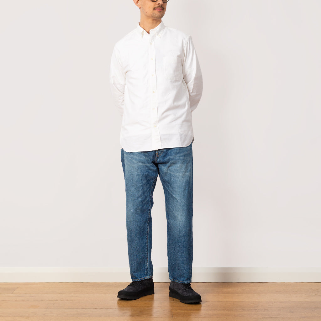 Button Down Oxford Shirt - White