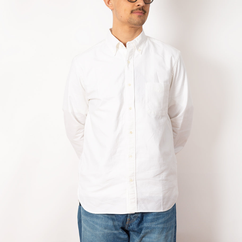 Button Down Oxford Shirt - White