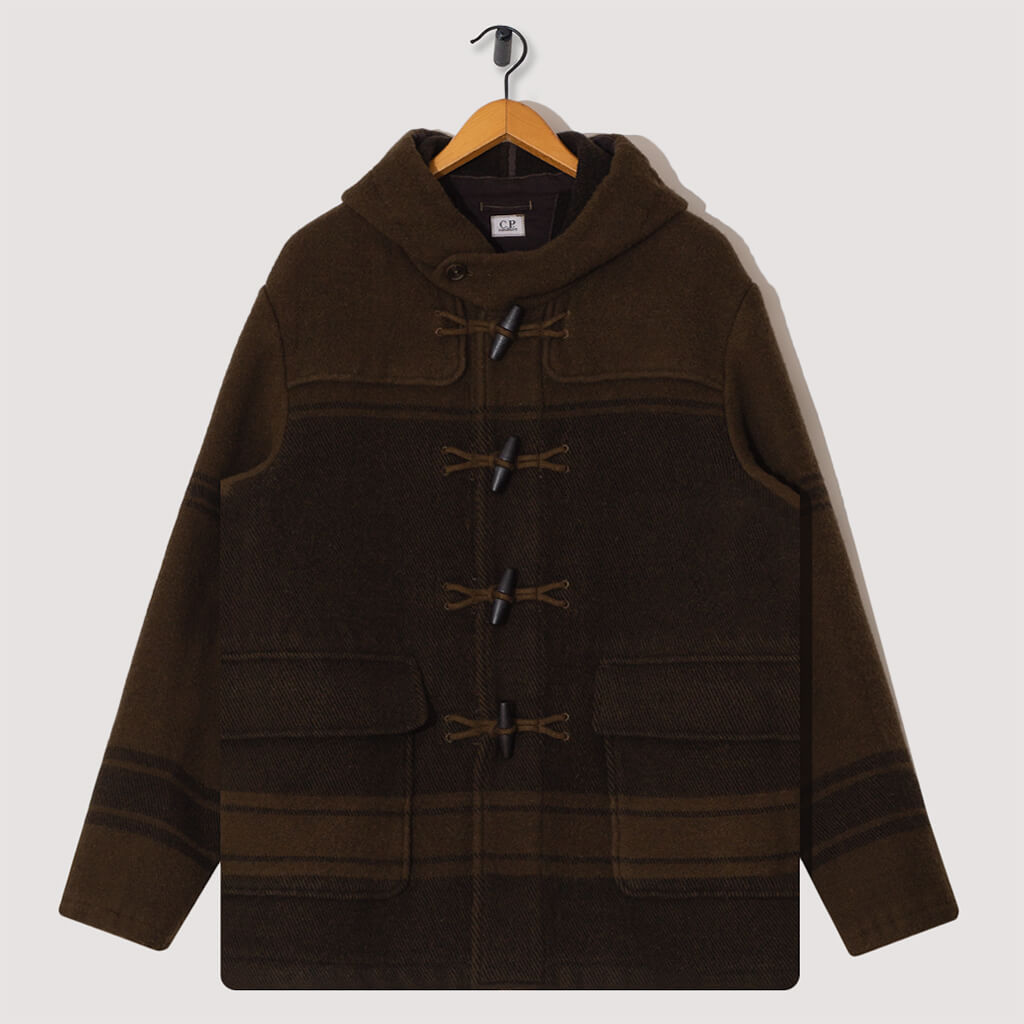 Duffle Jacquard Dyed Coat - Butternut