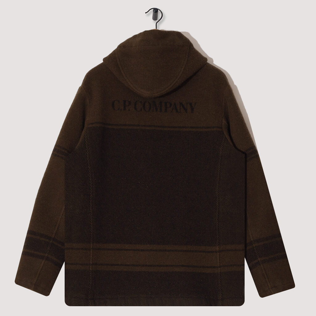Duffle Jacquard Dyed Coat - Butternut