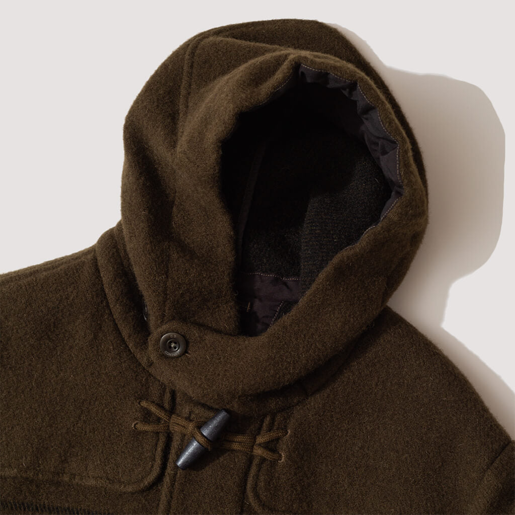 Duffle Jacquard Dyed Coat - Butternut