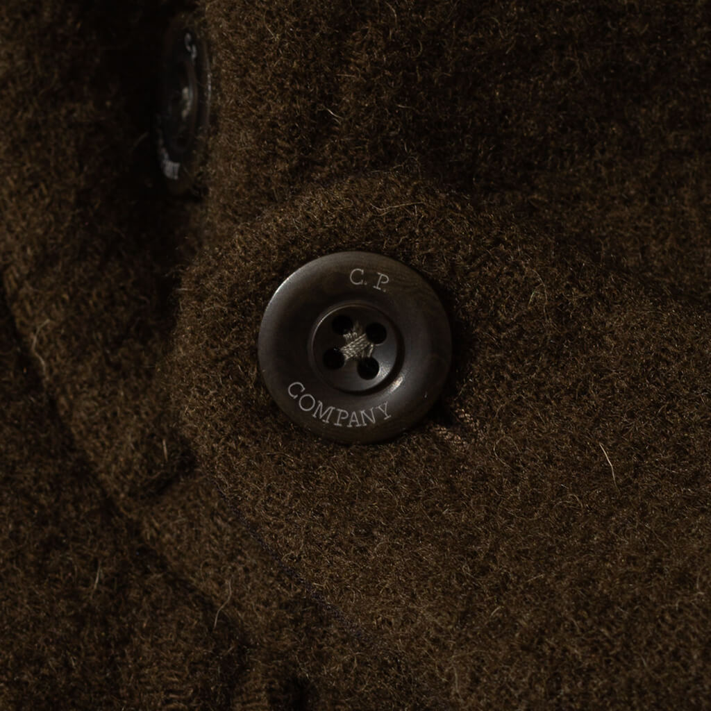 Duffle Jacquard Dyed Coat - Butternut