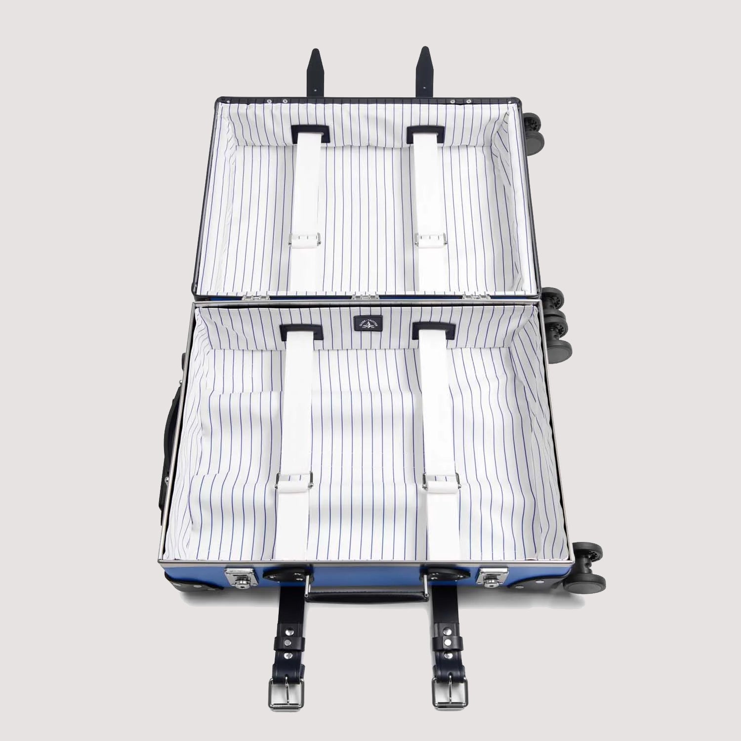 Cruise Four Wheel Carry-On Case - Royal Blue/Navy/Chrome