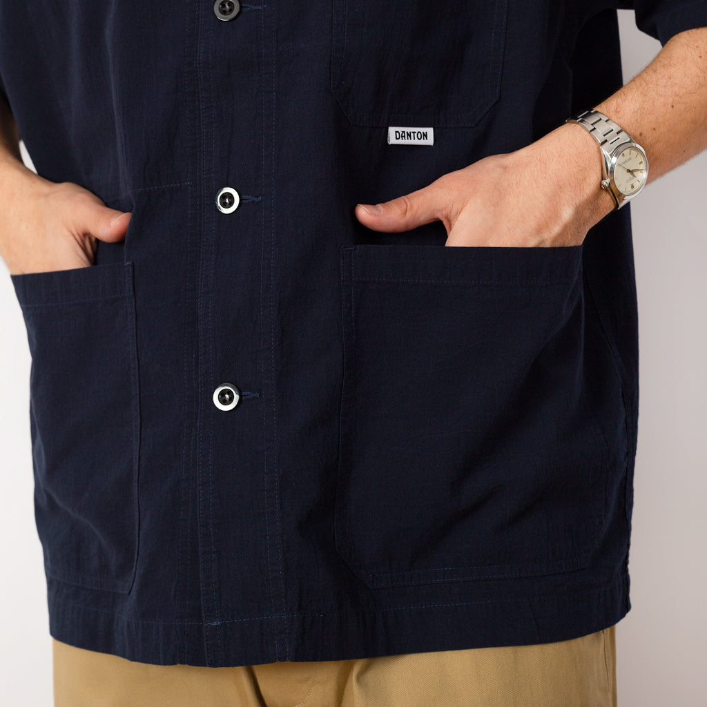 S/S Coverall Shirt - Navy