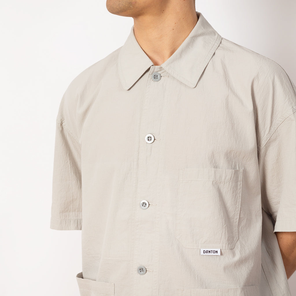 S/S Coverall Shirt - Light Grey
