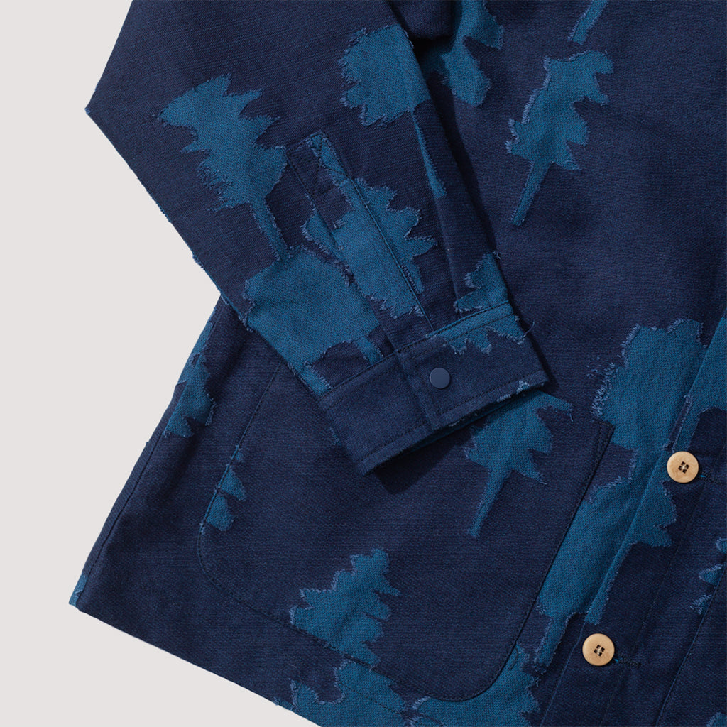 Assembly Jacket - Inidgo Tree Jacquard