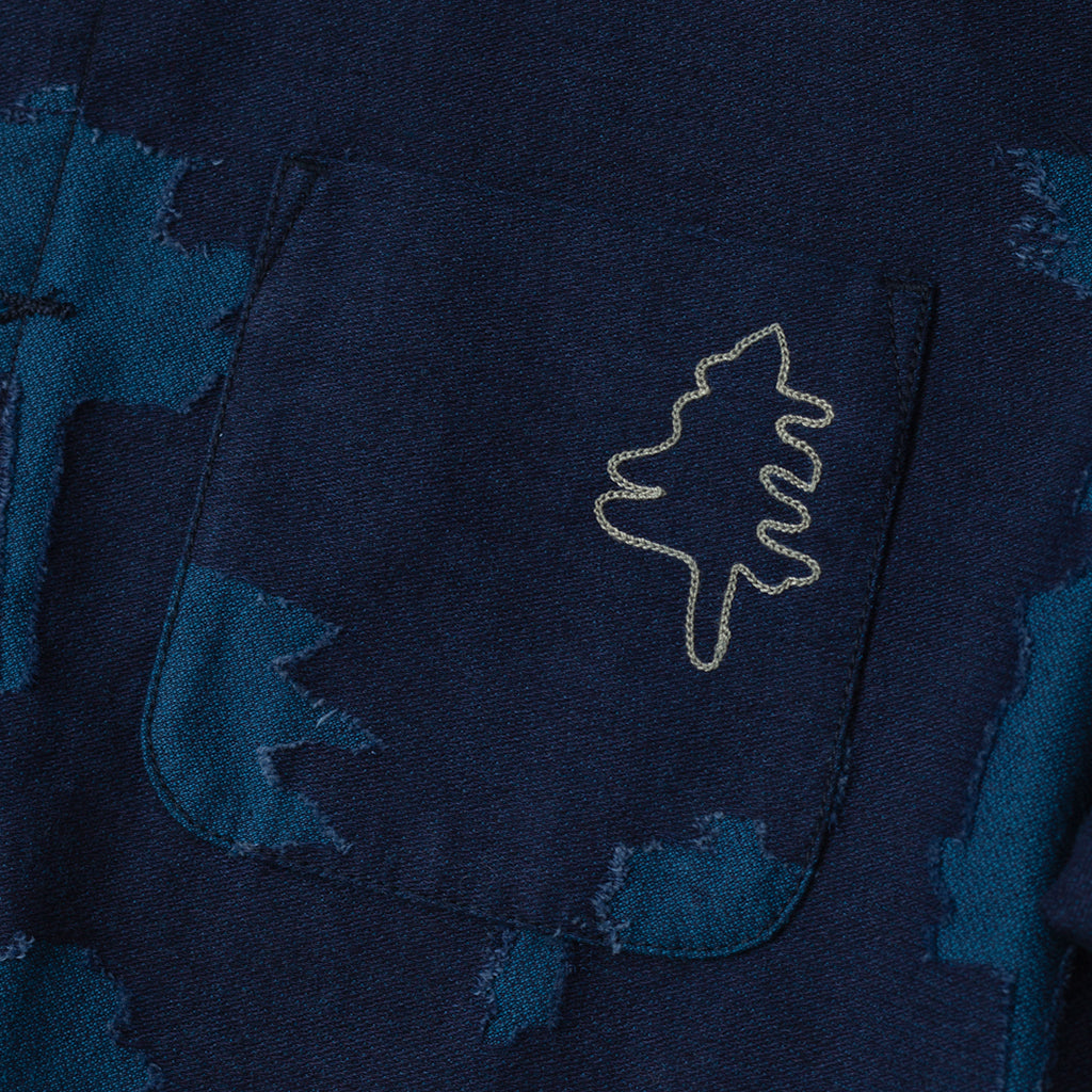 Assembly Jacket - Inidgo Tree Jacquard