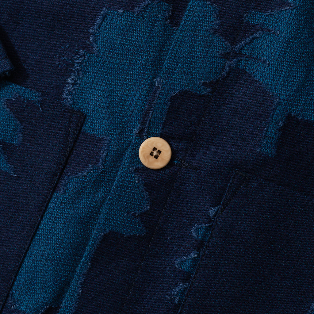 Assembly Jacket - Inidgo Tree Jacquard
