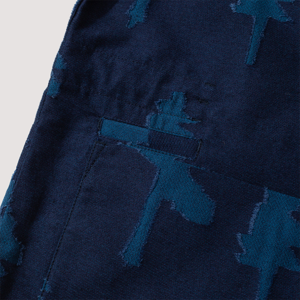 Assembly Jacket - Inidgo Tree Jacquard