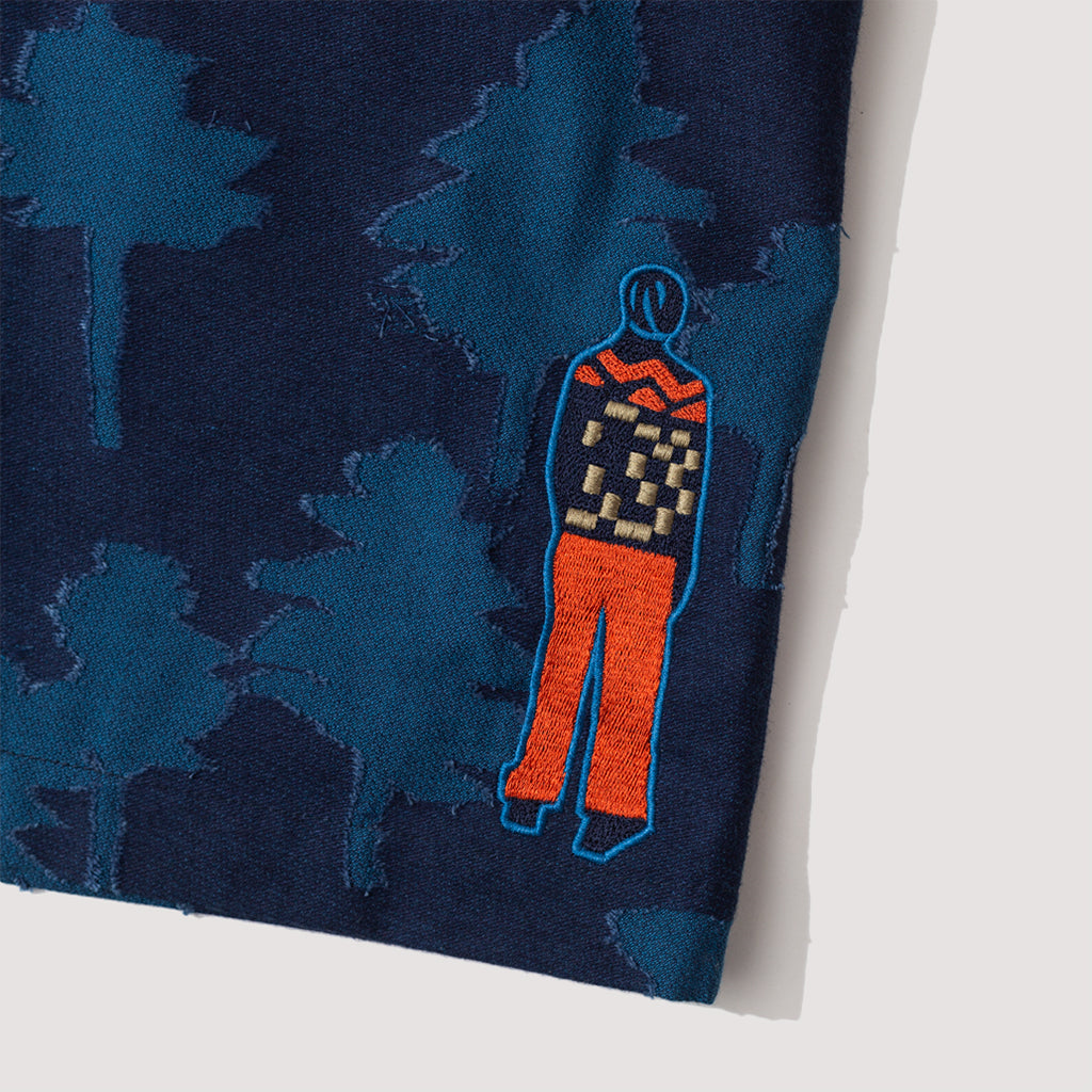 Assembly Jacket - Inidgo Tree Jacquard