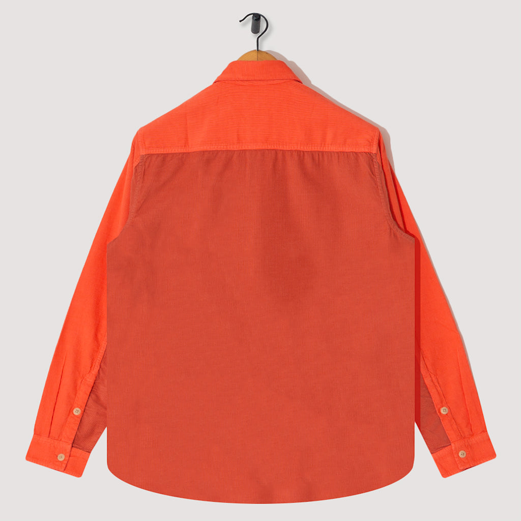 2-Tone Babycord Shirt - Pink