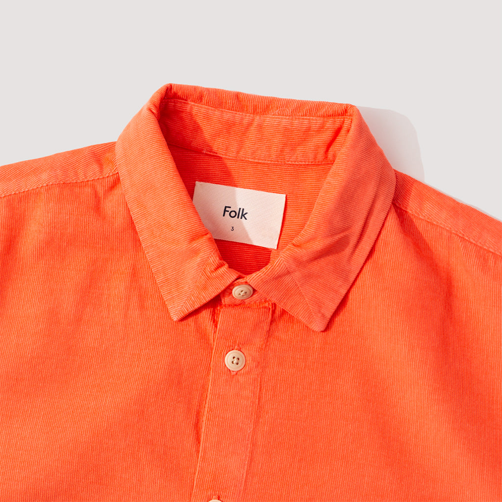 2-Tone Babycord Shirt - Pink