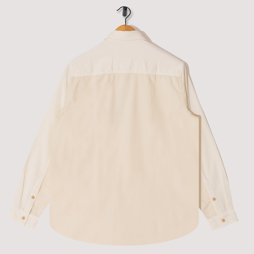 2-Tone Babycord Shirt - Stone