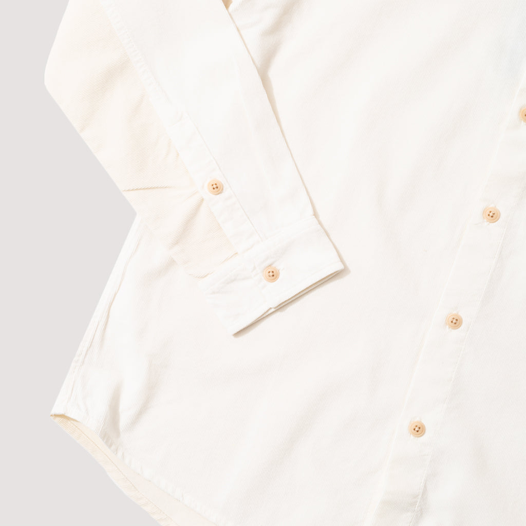 2-Tone Babycord Shirt - Stone