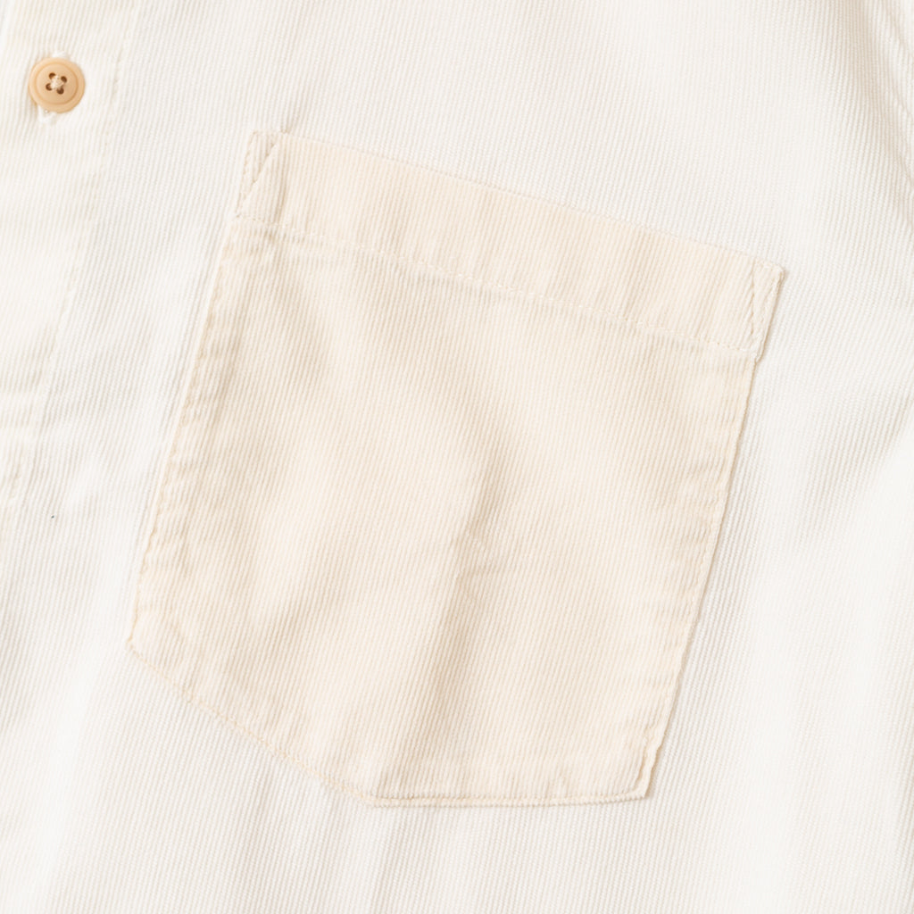 2-Tone Babycord Shirt - Stone
