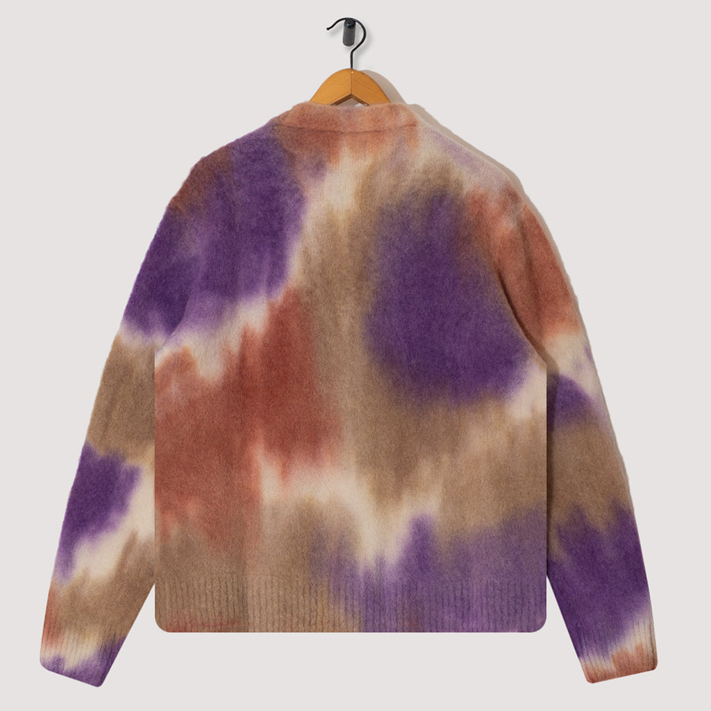 Hand Spray Dyed Cardigan - Maestro Mix