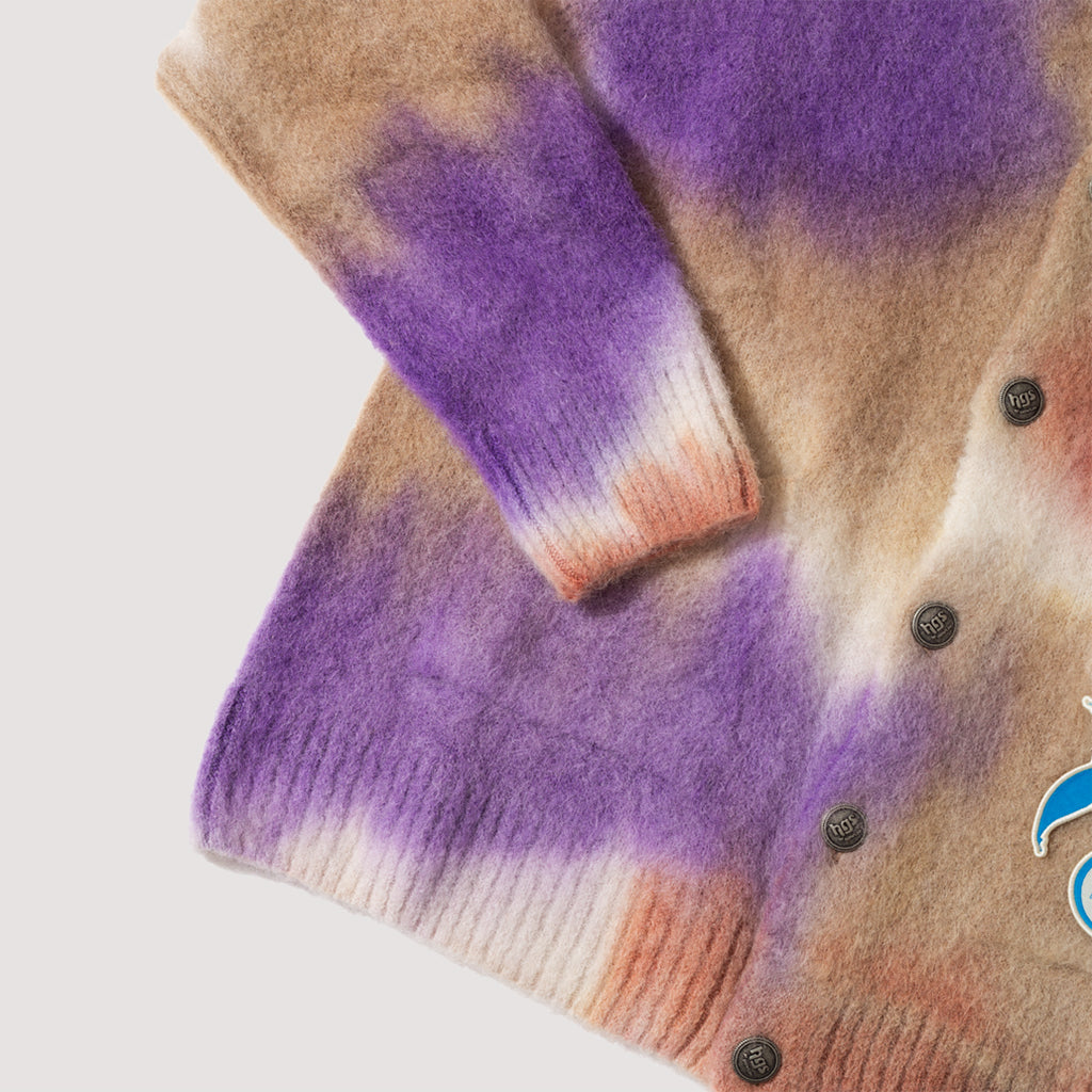 Hand Spray Dyed Cardigan - Maestro Mix